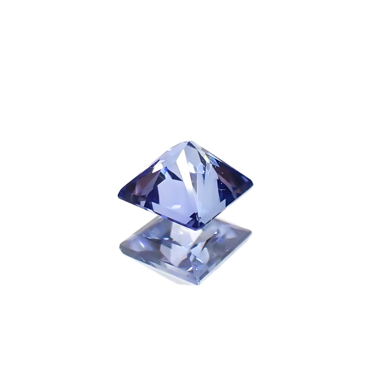 ◇プリンセスカット◇サファイア(宝石名サファイア)スリランカ産 0.23ct 識別済[230622455]3.1x3.1mm前後