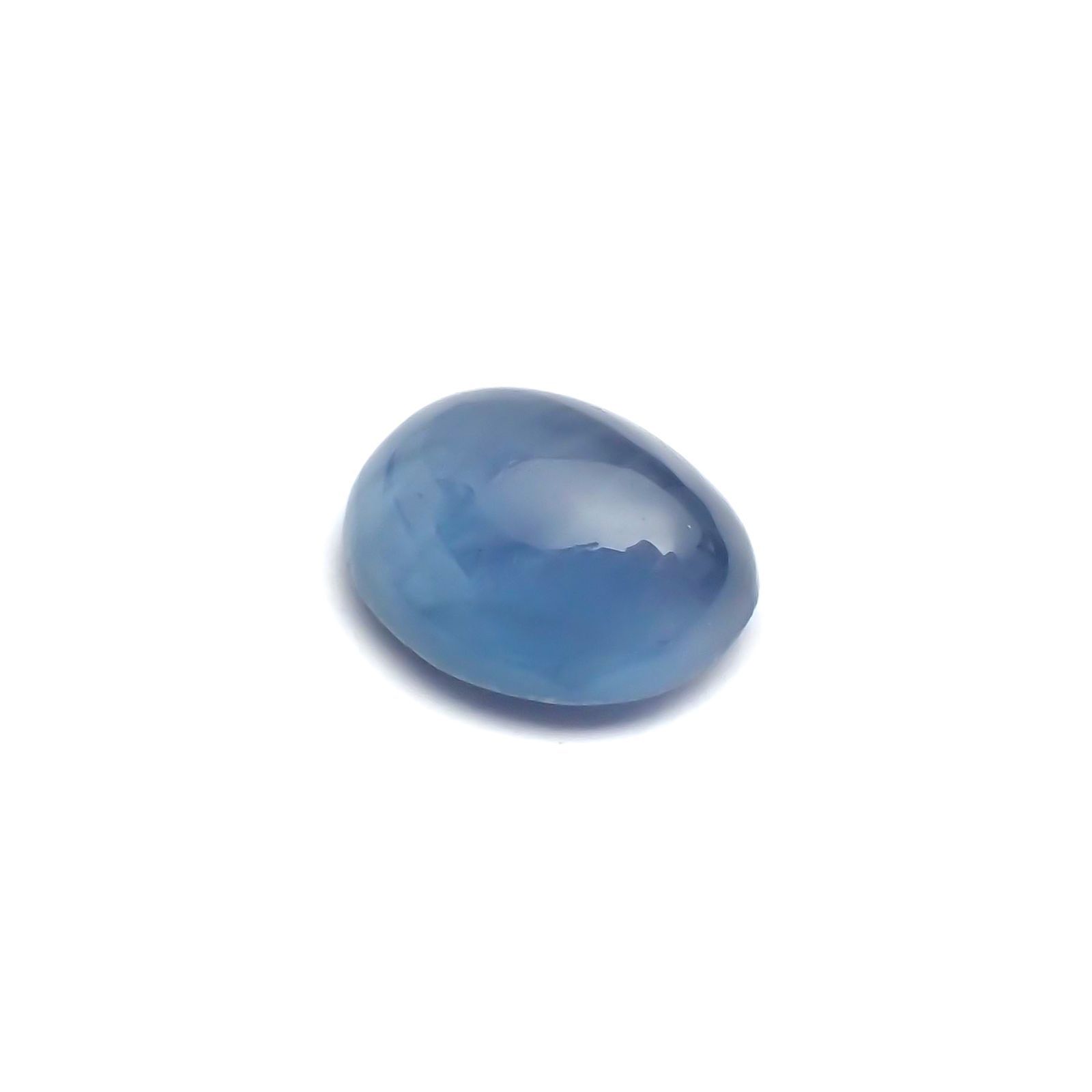 アパタイトキャッツアイ(宝石名ブルー・アパタイト・キャッツアイ)マダガスカル産 1.861ct ソ付(彩珠)[230823098]8.3x7.2mm前後