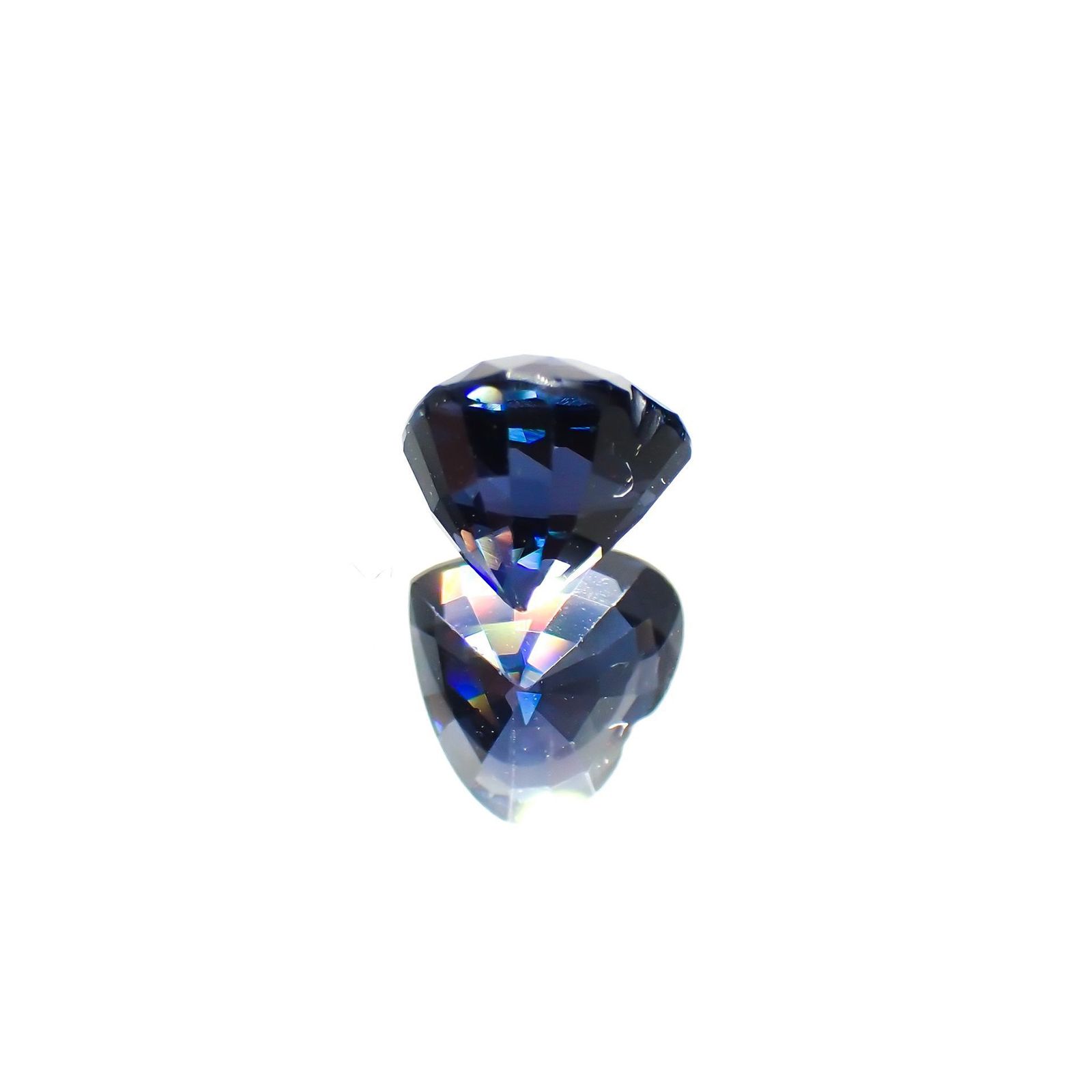 コバルトブルースピネル(宝石名ブルー・スピネル)スリランカ産 ソ付(日独) 1.315ct / 6.19x6.61mm前後 [220113830]