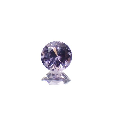 バイオレットスピネル(宝石名スピネル)ビルマ/マダガスカル産 0.38ct 識別済[241029271]4.4x4.4mm前後