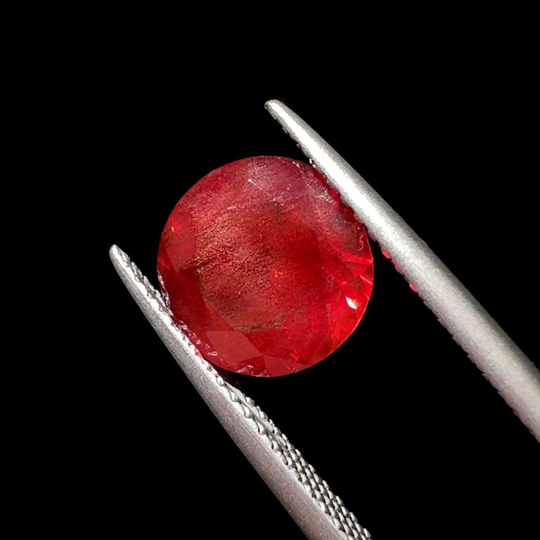 オレゴンサンストーン アメリカ・オレゴン州産 2.14ct / 8.9x8.8mm前後 
