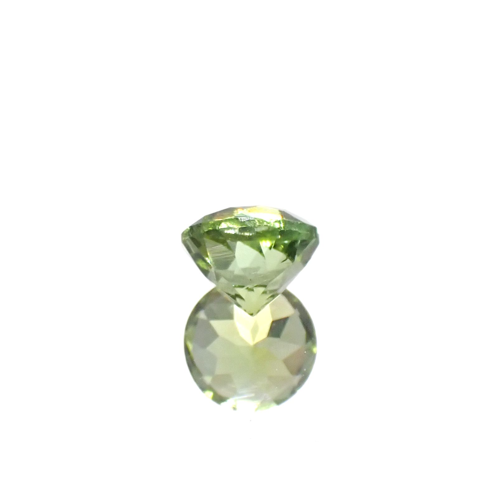 グリーントルマリン モザンビーク/コンゴ産 1.38ct[240527787]6.9x6.9mm前後