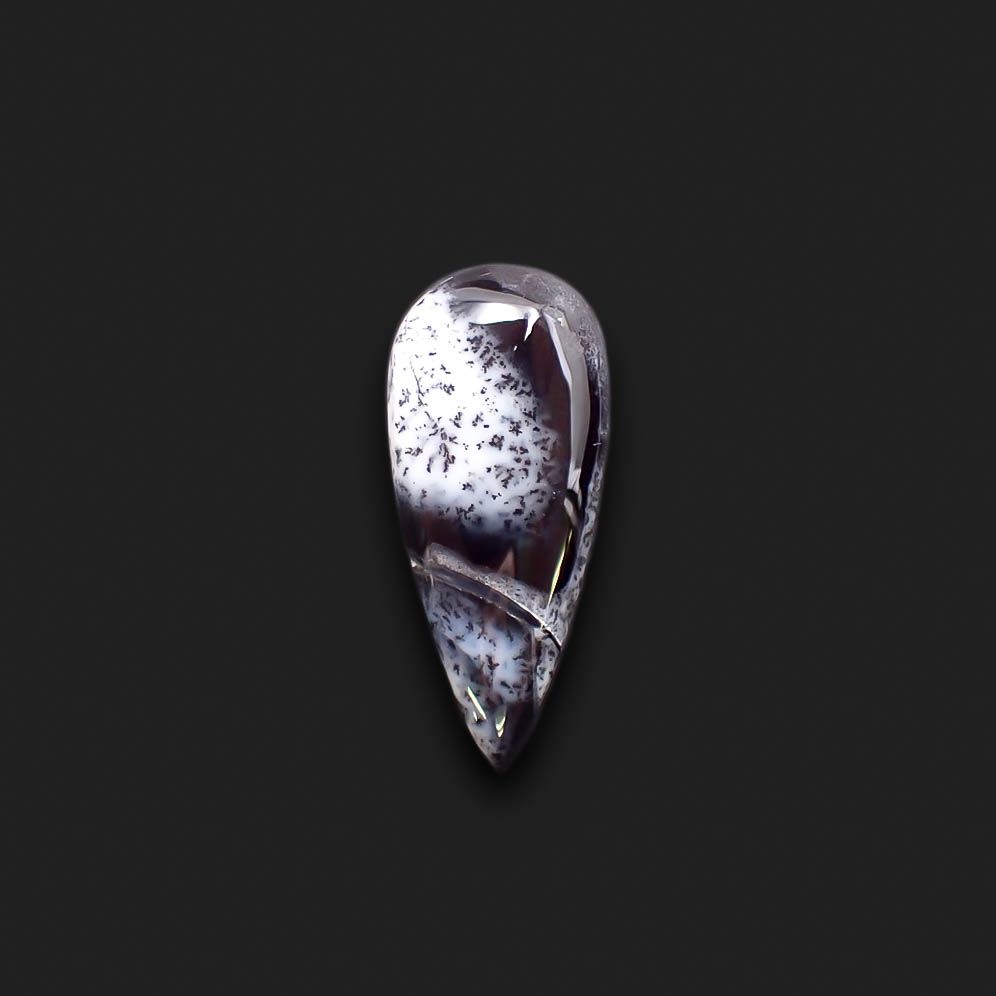 デンドリチックオパール ブラジル産 18.63ct[230722766]31.8x14mm前後