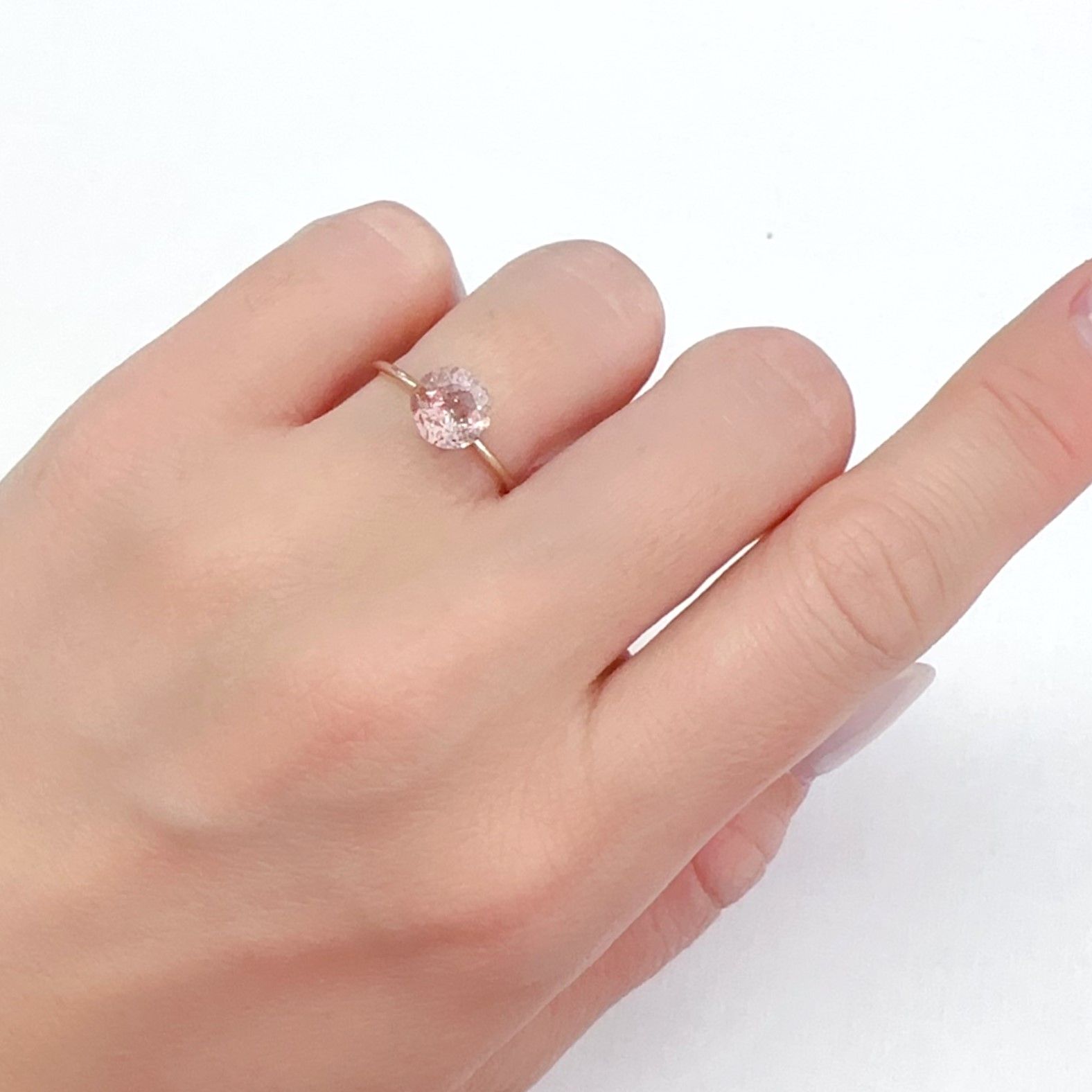 ファイヤークォーツ ナイジェリア産 1.25ct[240326707]7.2x7.2mm前後