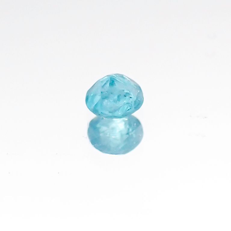 パライバトルマリン(宝石名トルマリン/別名パライバ・トルマリン) ブラジル・パライバ州バターリャ鉱山産 0.069ct 識別済[20106263]2.5×2.5mm前後