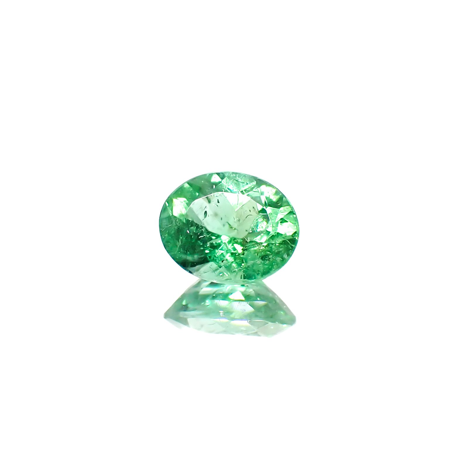 パライバトルマリン ブラジル・パライバ州バターリャ鉱山産 0.59ct[240928733]6x4.9mm前後