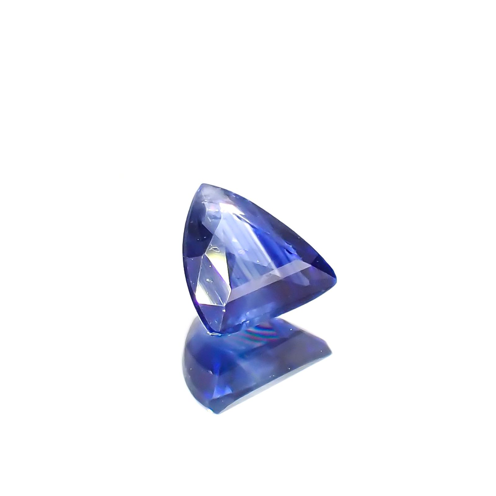 ◇カスタムカット◇サファイア(宝石名サファイア) マダガスカル産 0.46ct 識別済[210813194]5.3×4.9mm前後