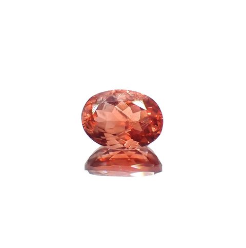 エチオピアサンストーン(宝石名アンデシン・ラブラドライト)エチオピア産 識別済 1.25ct / 8.1x5.9mm前後 [230321311]