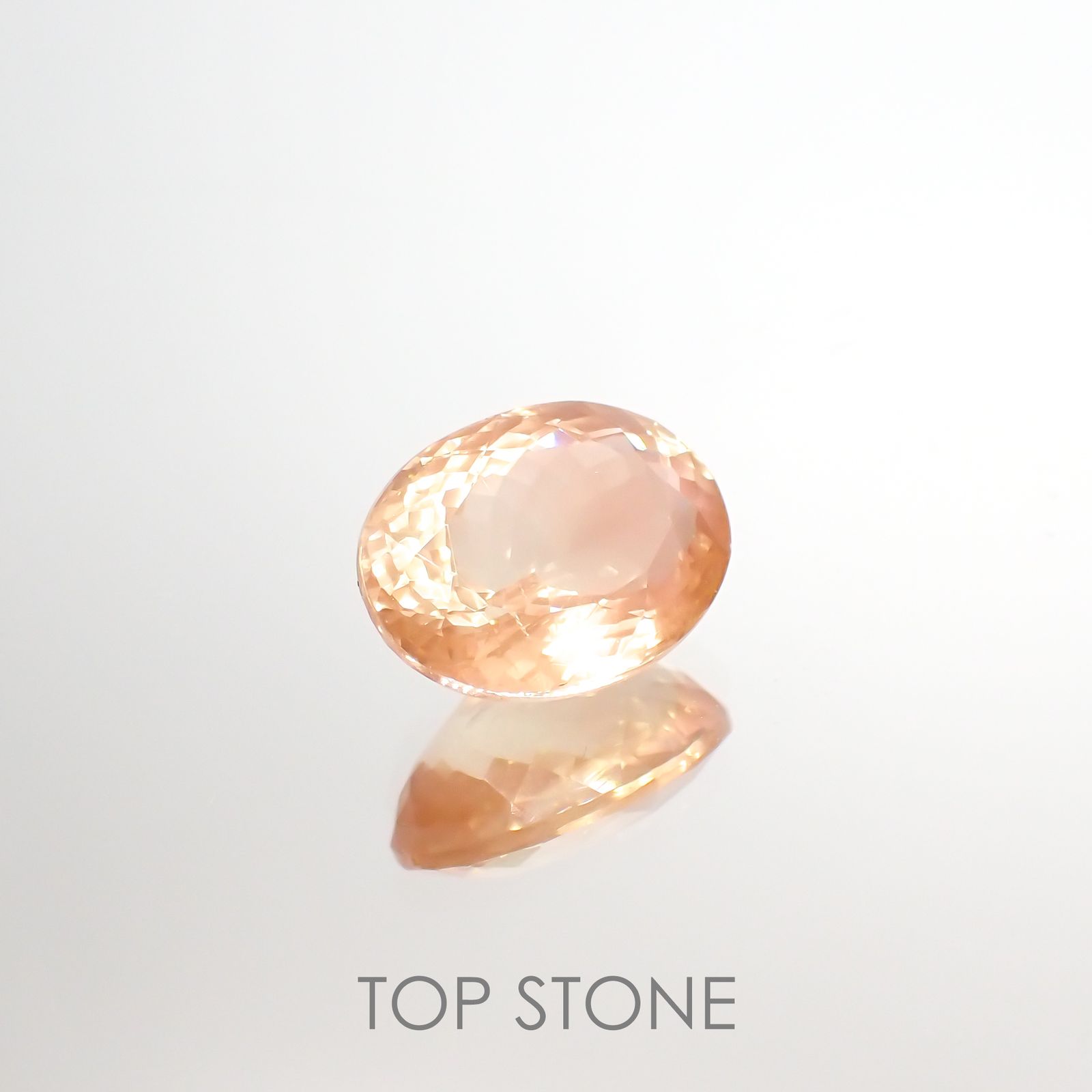 オレゴンサンストーン(宝石名ラブラドライト)アメリカ・オレゴン州産 3.99ct 識別済[220114655]11.8x8.9mm前後
