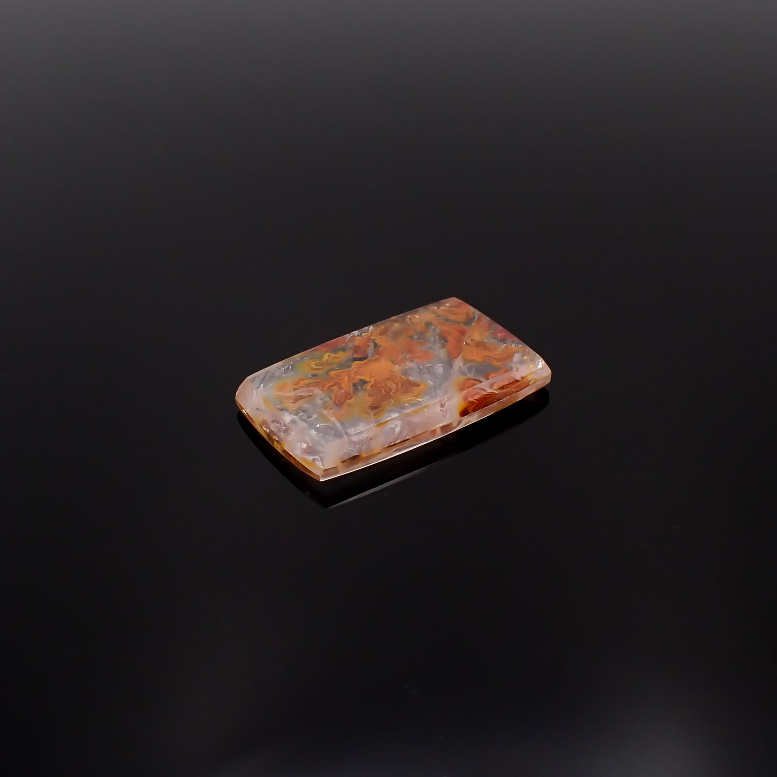 レッドデンドリチッククォーツ ブラジル産 19.29ct[231225089]27.2x16.4mm前後