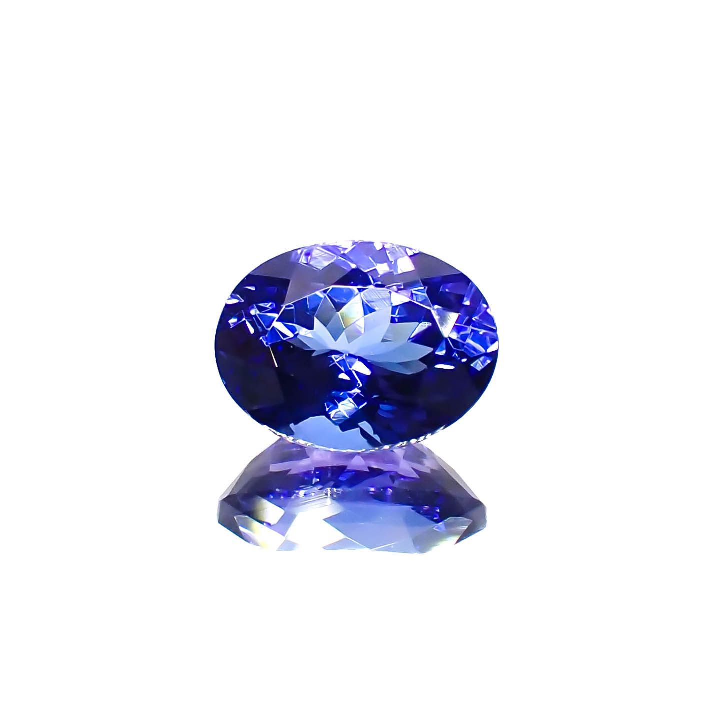 タンザナイト(宝石名タンザナイト)タンザニア産 1.876ct ソ付[230119729]8.4x6.3mm前後 | TOP  STONE(トップストーン)