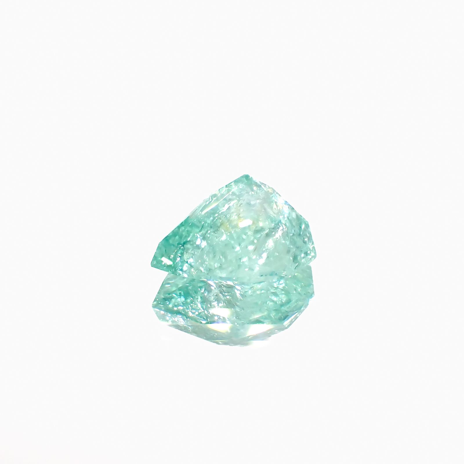 ◇カスタムカット◇パライバトルマリン モザンビーク産 6.53ct[230622509]14.2x12.1mm前後