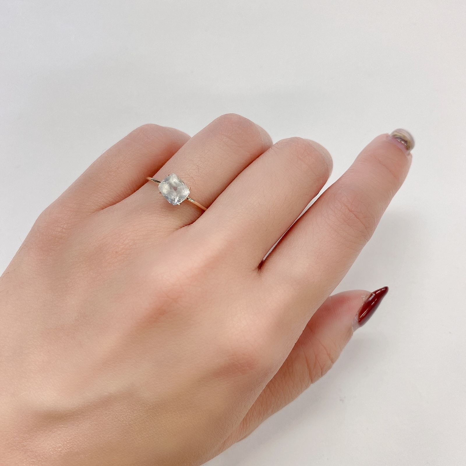 ユークレース(宝石名ユークレース)ブラジル産 1.102ct ソ付(彩珠)[230522047]6.5x5.7mm前後