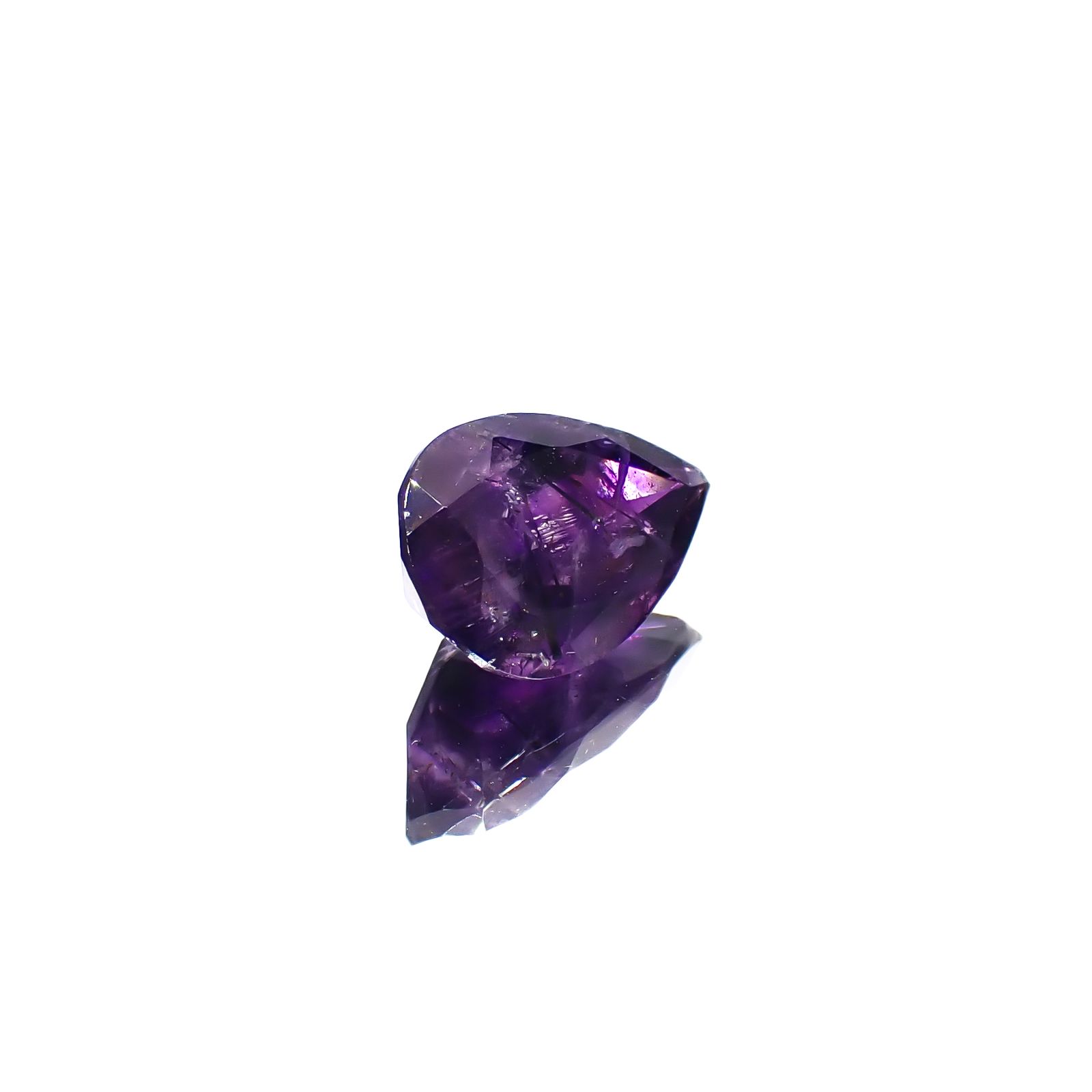 アメジストエレスチャル ナイジェリア産 2.96ct[240928874]12.3x8.1mm前後