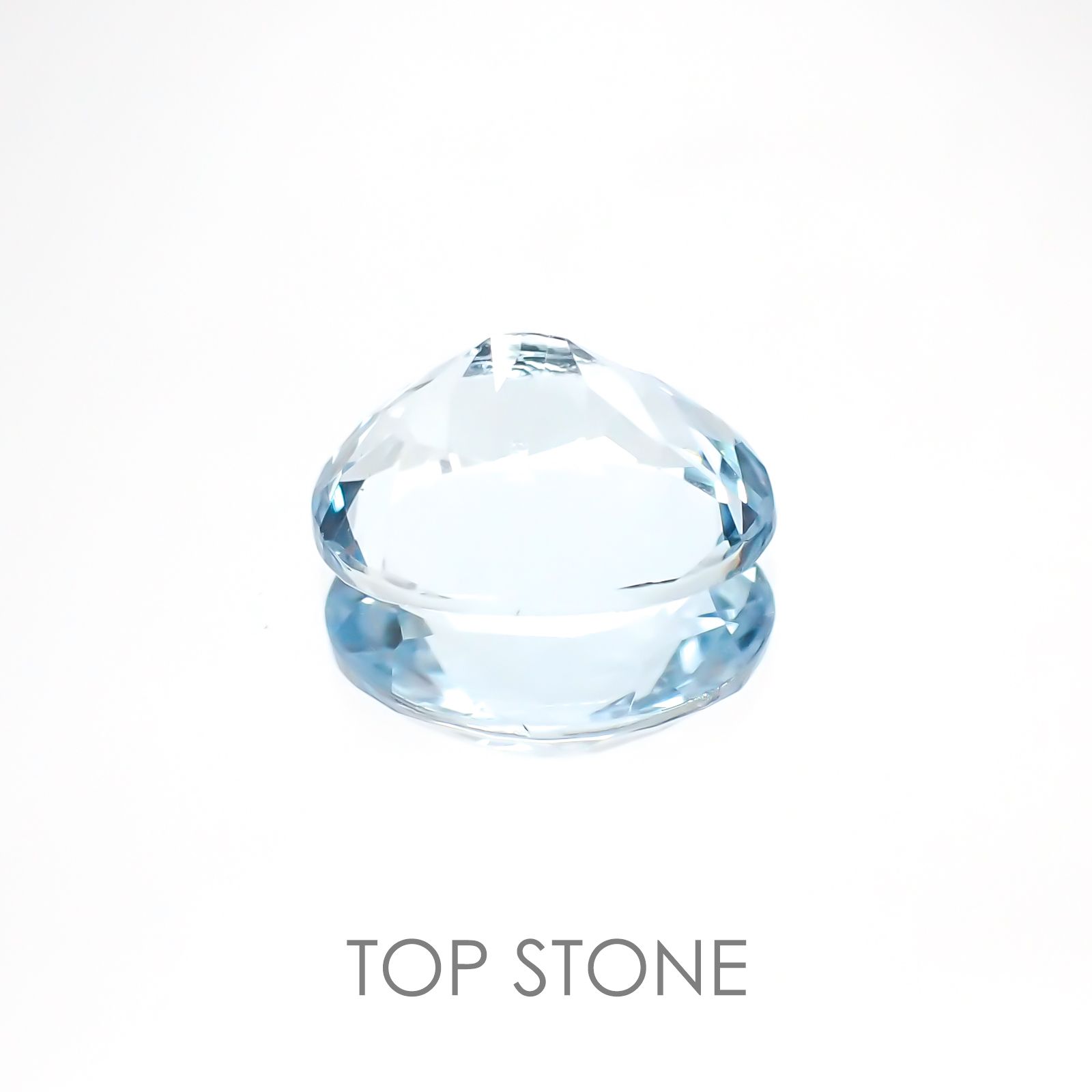 アクアマリン(宝石名アクアマリン) ブラジル産 3.04ct[20117017]11.1×8.7mm前後