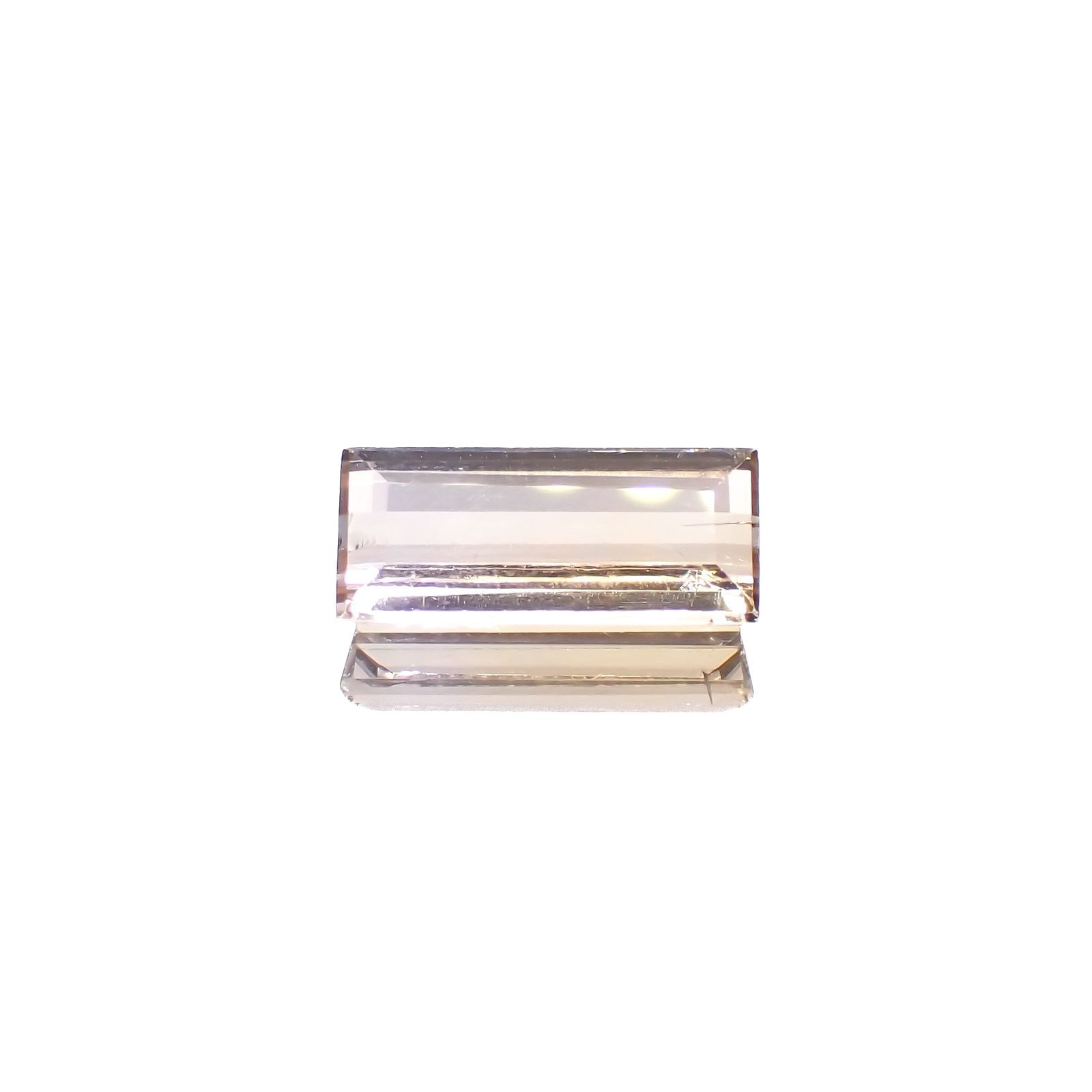 バイカラートパーズ ブラジル産 1.40ct / 10.1x4.3mm前後 [231023707]