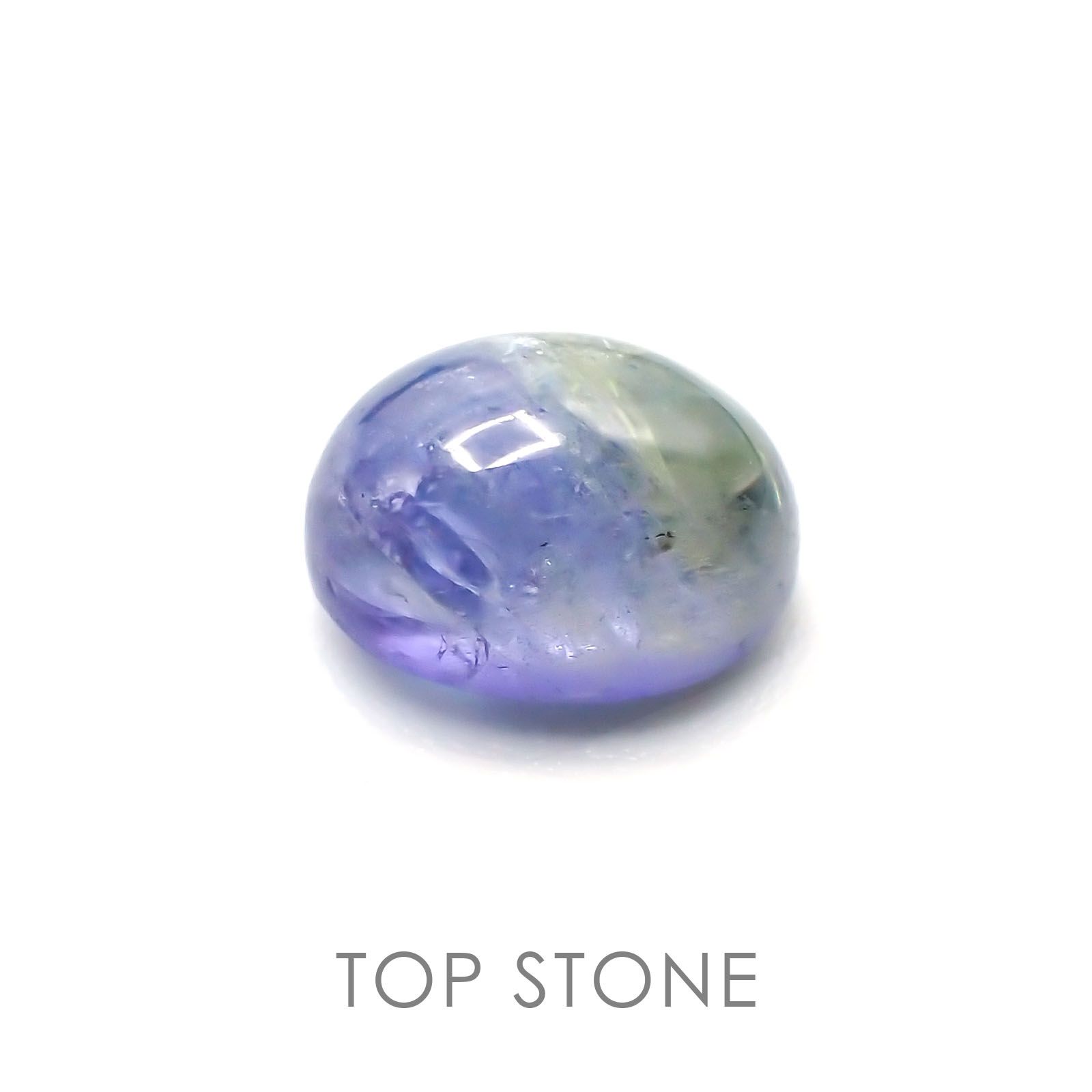 バイカラータンザナイト(ゾイサイト)非加熱 タンザニア産 ルース 2.21ct[21017780]8×6.1mm前後