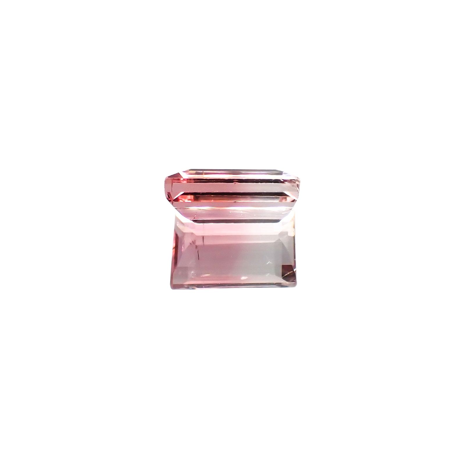 バイカラートルマリン(宝石名バイカラー・トルマリン) ブラジル産 1.08ct 識別済[210711601]7.6×4.7mm前後
