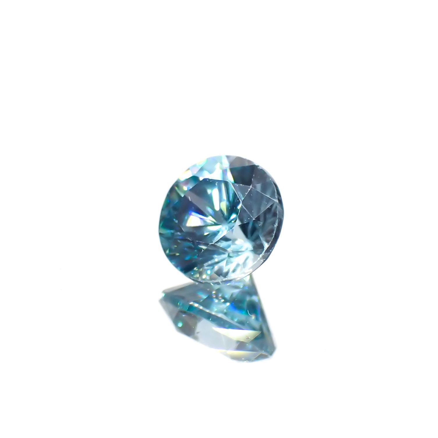 ブルージルコン カンボジア産 0.79ct[230220512]5x5mm前後