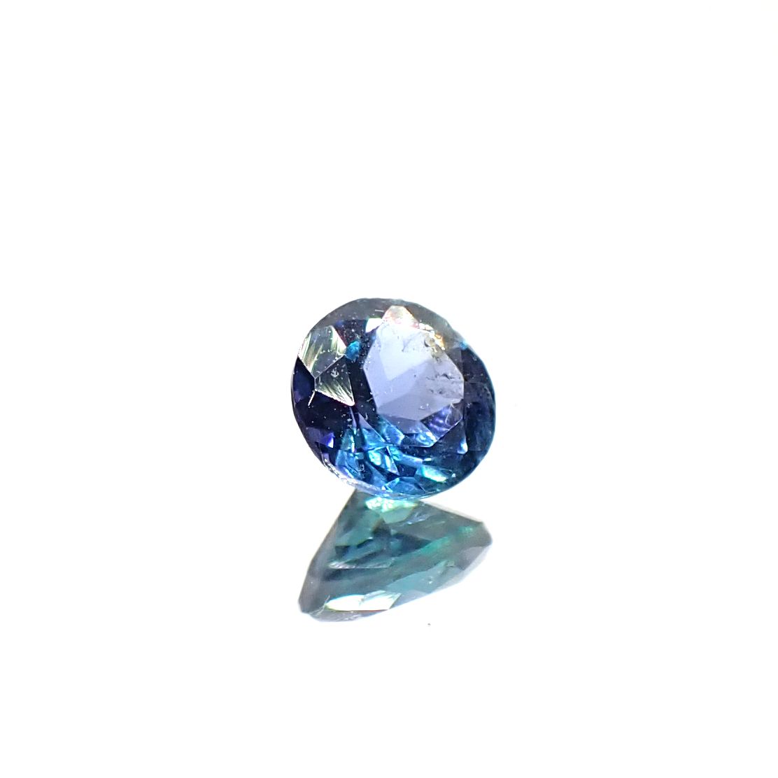 ブルーコーネルピン タンザニア産 0.29ct [250730813]4.1x4.1mm前後