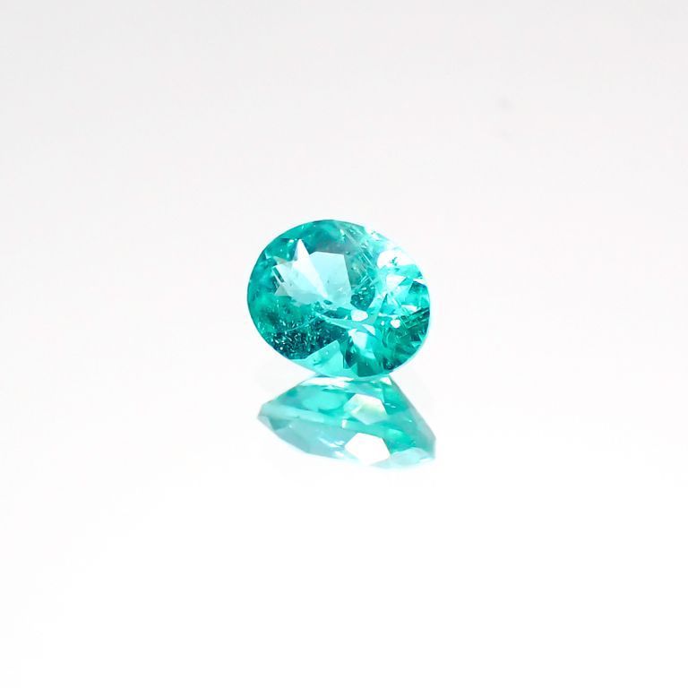 パライバトルマリン ブラジル産 ルース 0.176ct[20117304]4.1×3.1mm前後