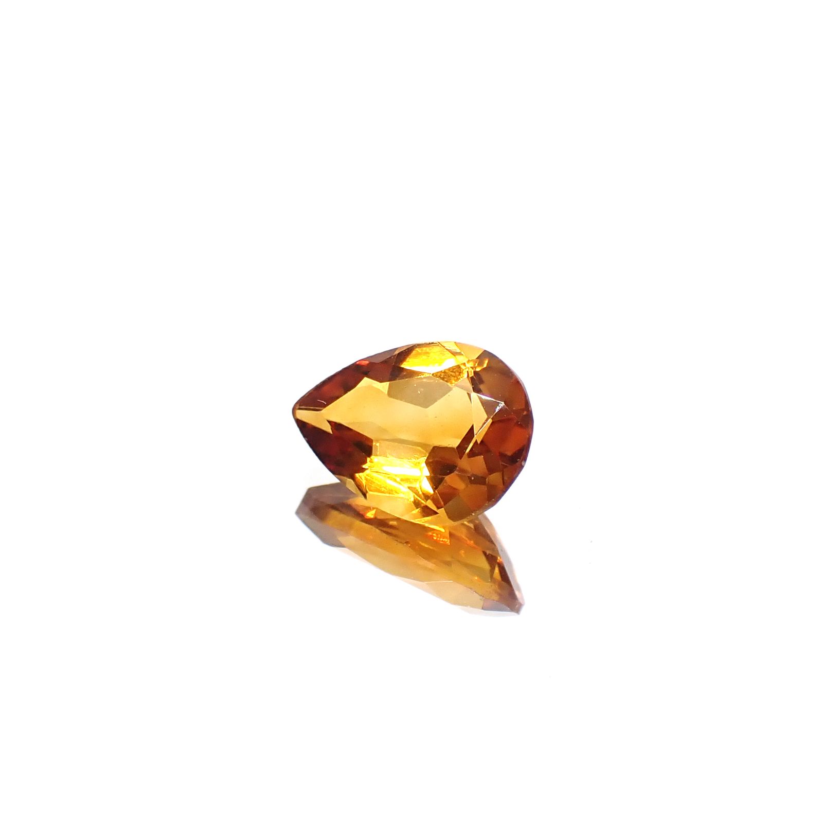 マデイラシトリン ブラジル・ミナスジェライス州産 1.53ct [250630586]10x7mm前後