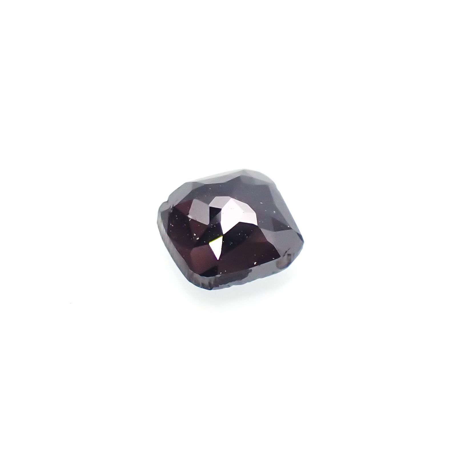 ブラックダイヤモンド(宝石名ダイアモンド) ジンバブエ産 0.31ct 識別済[210812802]4.1×3.9mm前後