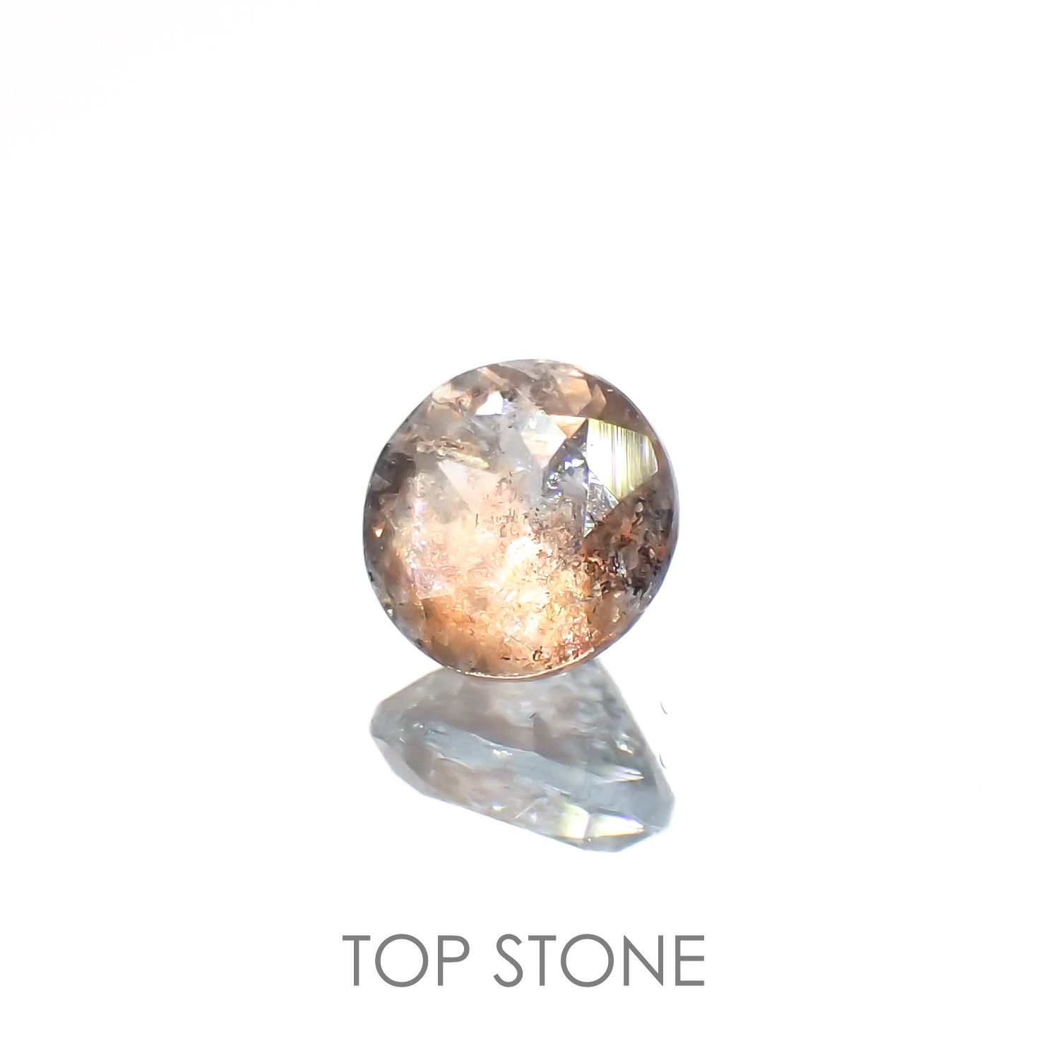 アベンチュリンアクアマリン ナイジェリア産 0.49ct[221018367]5.1x5.1mm前後