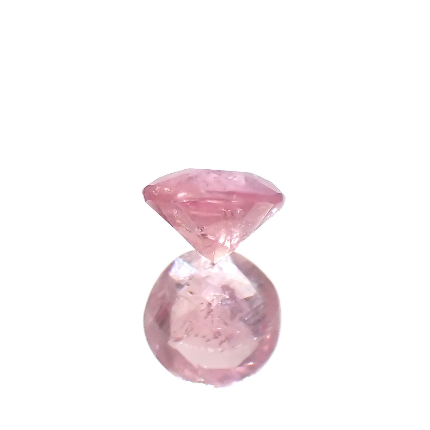 ペツォッタイト(ラズベリル)(宝石名ペツォッタイト)マダガスカル産 0.12ct 識別済[231023640]3.1x3.1mm前後