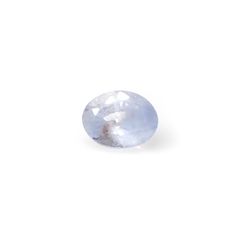 デュモルチェライトインクォーツ ブラジル産 2.14ct / 9.2x7.1mm前後 [240125657]