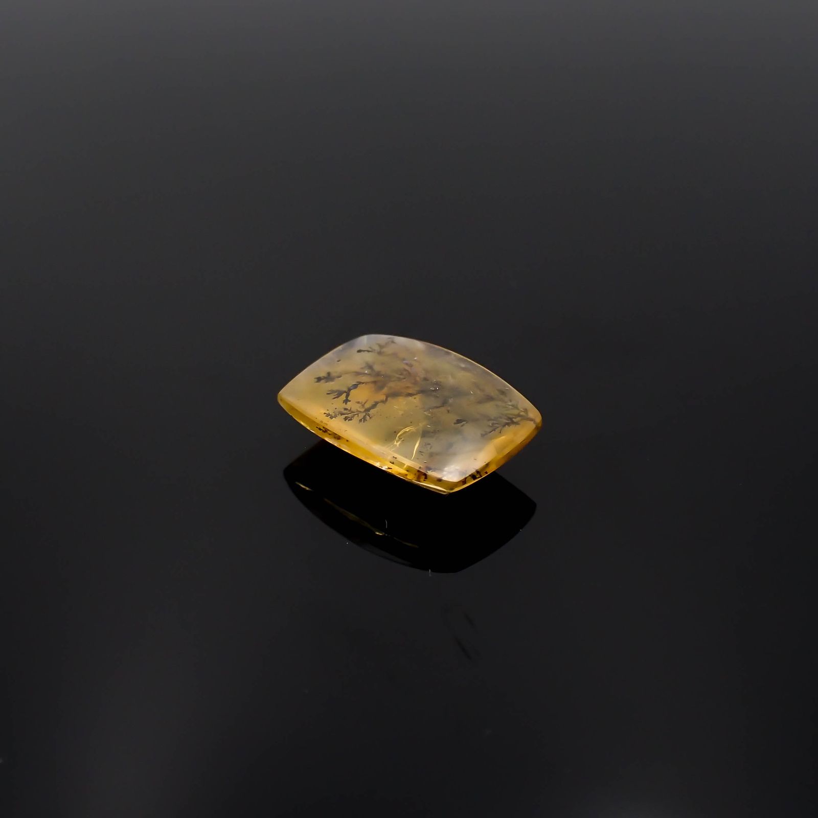 デンドリチッククォーツ ブラジル産 4.72ct[230622446]13.9x9.9mm前後