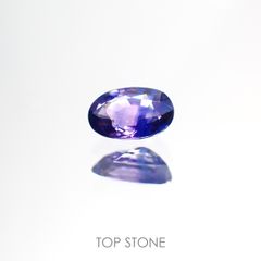 バイカラーサファイア(宝石名バイカラー・サファイア)タンザニア産 0.56ct 識別済[220113891]6x3.9mm前後