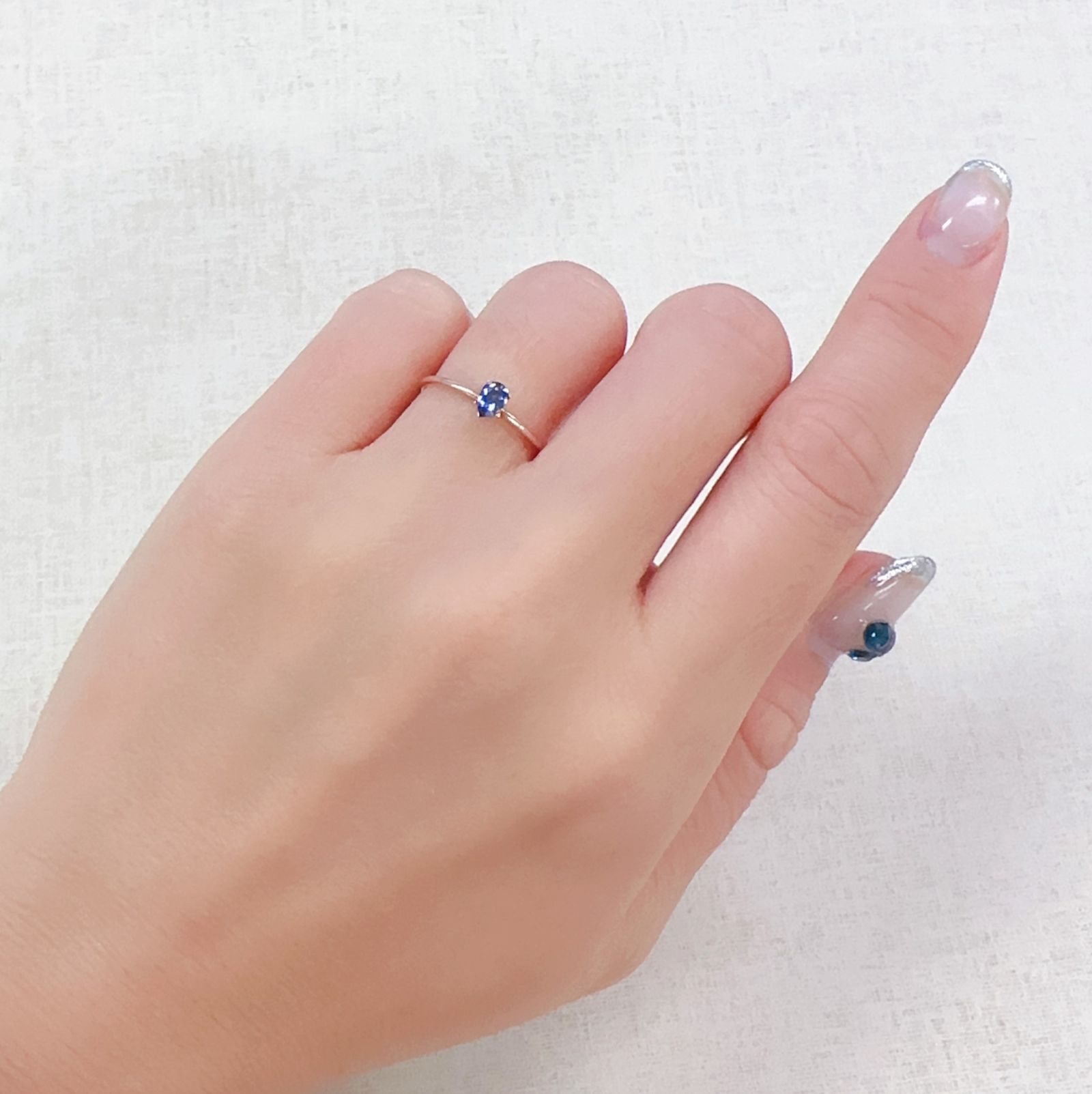 コバルトブルースピネル(宝石名ブルー・スピネル)タンザニア産 0.184ct ソ付(日独)[230622549]4.76x3.2mm前後