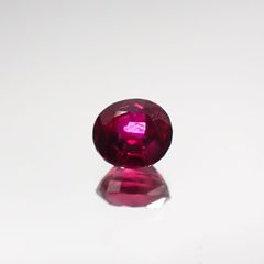 ルビー 非加熱(宝石名ルビー) マダガスカル産 0.29ct 識別済[210711738]3.8×3.4mm前後