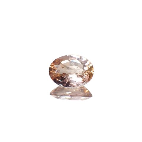 マグネシオアキシナイト フルオレッセンス(宝石名マンガン/マグネシオ・アキシナイト)タンザニア産 1.143ct ソ付(日独)[240327013]7.99x6.11mm前後