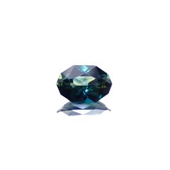 ◇カスタムカット◇バイカラーサファイア オーストラリア産 1.36ct [250229830]8.6x5.8mm前後