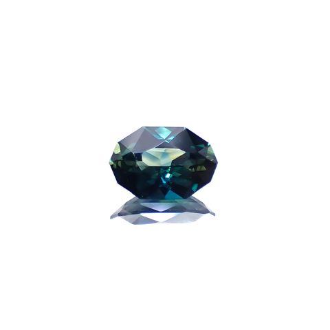 ◇カスタムカット◇バイカラーサファイア オーストラリア産 1.36ct [250229830]8.6x5.8mm前後
