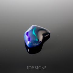 ◇バロック型◇ブラックオパール(宝石名オパール/加熱処理) エチオピア産 1.55ct 識別済[211013514]12.1×8mm前後