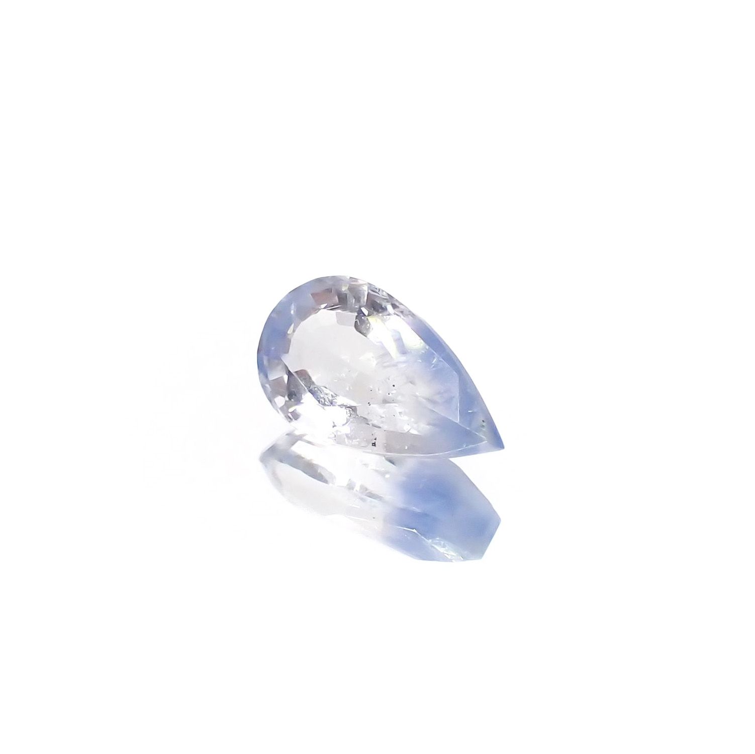 デュモルチェライトインクォーツ ブラジル産 1.50ct / 10.2x6mm前後 [231023583]
