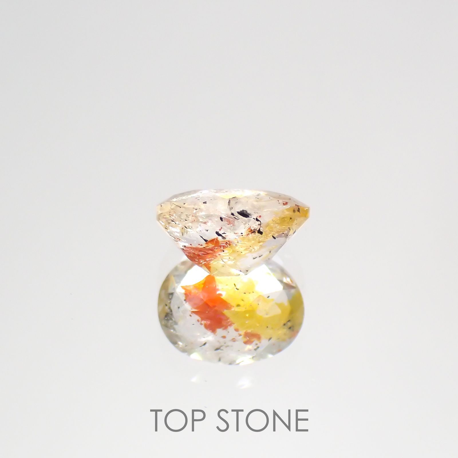 オーロラクォーツ ブラジル・ミナスジェライス産 1.32ct[220114383]8.1x6.2mm前後