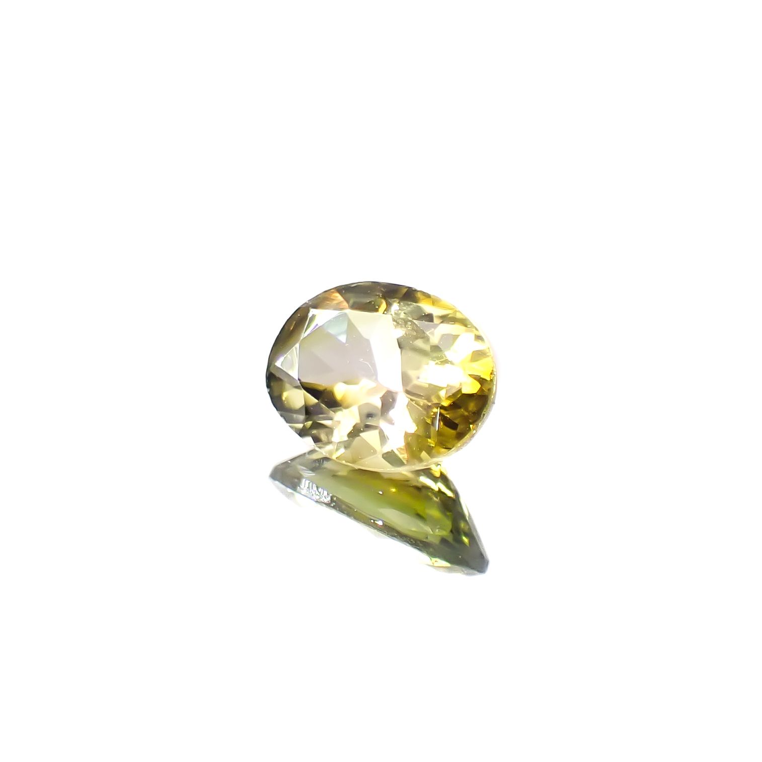 イエロートルマリン ブラジル産 0.65ct[240929021]6.9x5.2mm前後