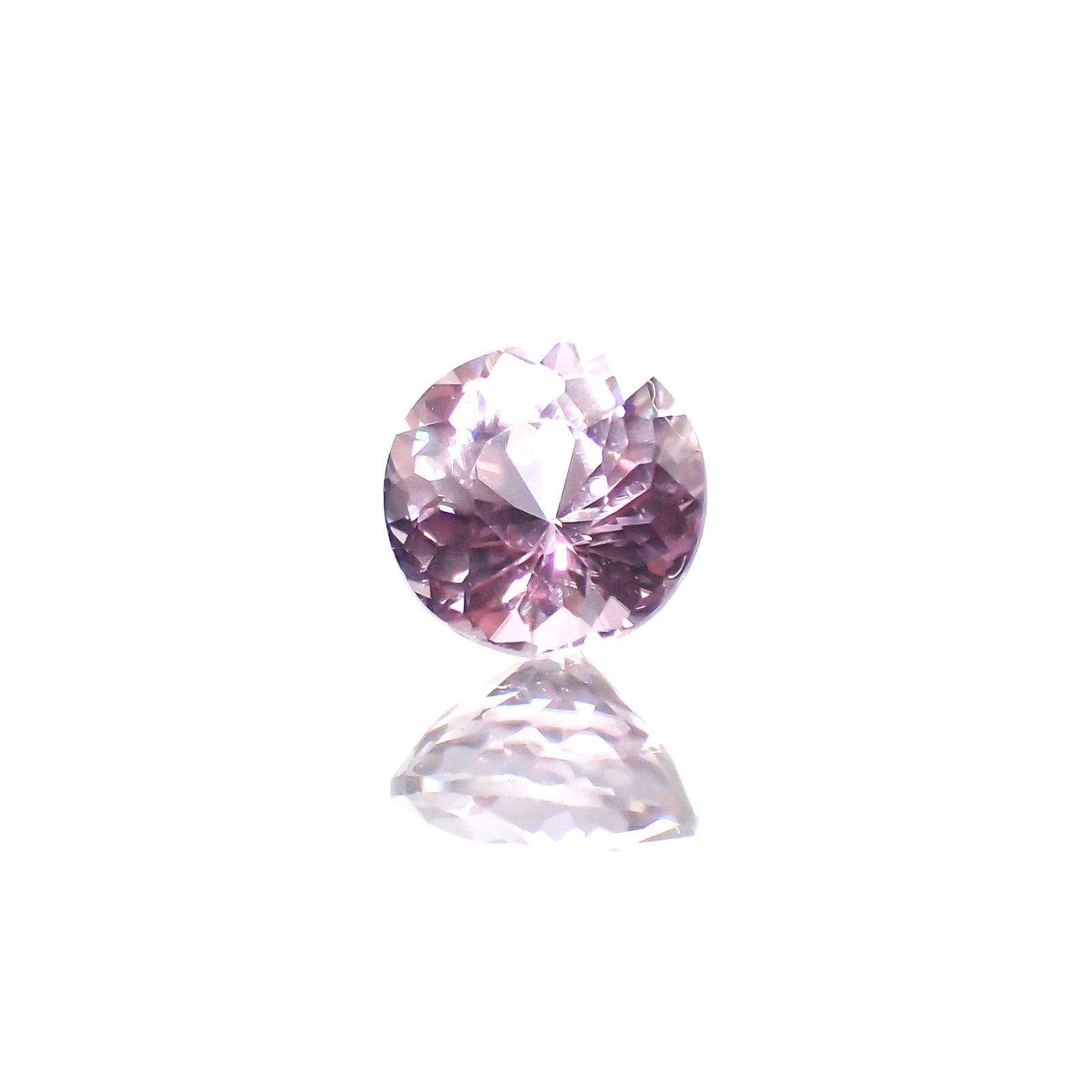 カラーシフト ピンクダイアスポア(宝石名ダイアスポア) アフガニスタン産 0.41ct 識別済[210912437]4.5×4.5mm前後