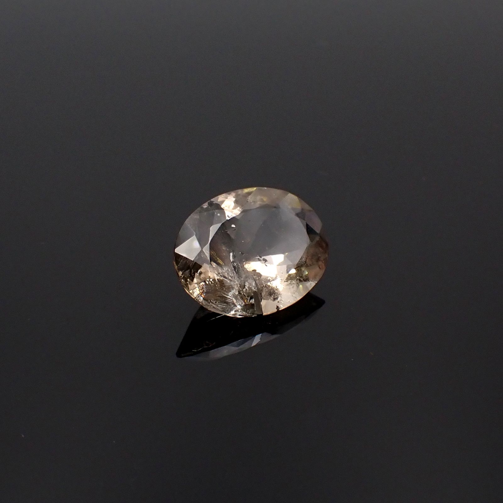 アルセノパイライトインクォーツ 中国産 12.67ct[231023793]19.3x14.5mm前後
