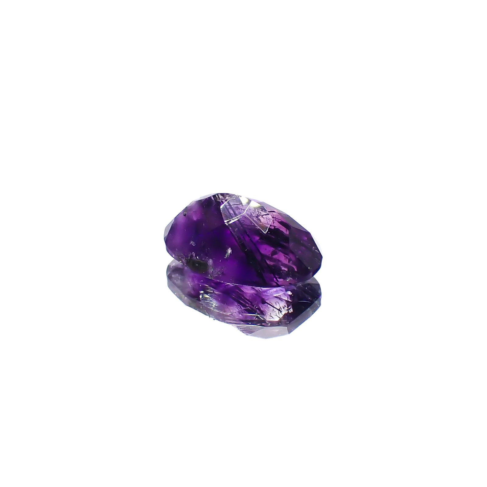 アメジストエレスチャル ナイジェリア産 3.83ct[240928870]12.7x8.4mm前後