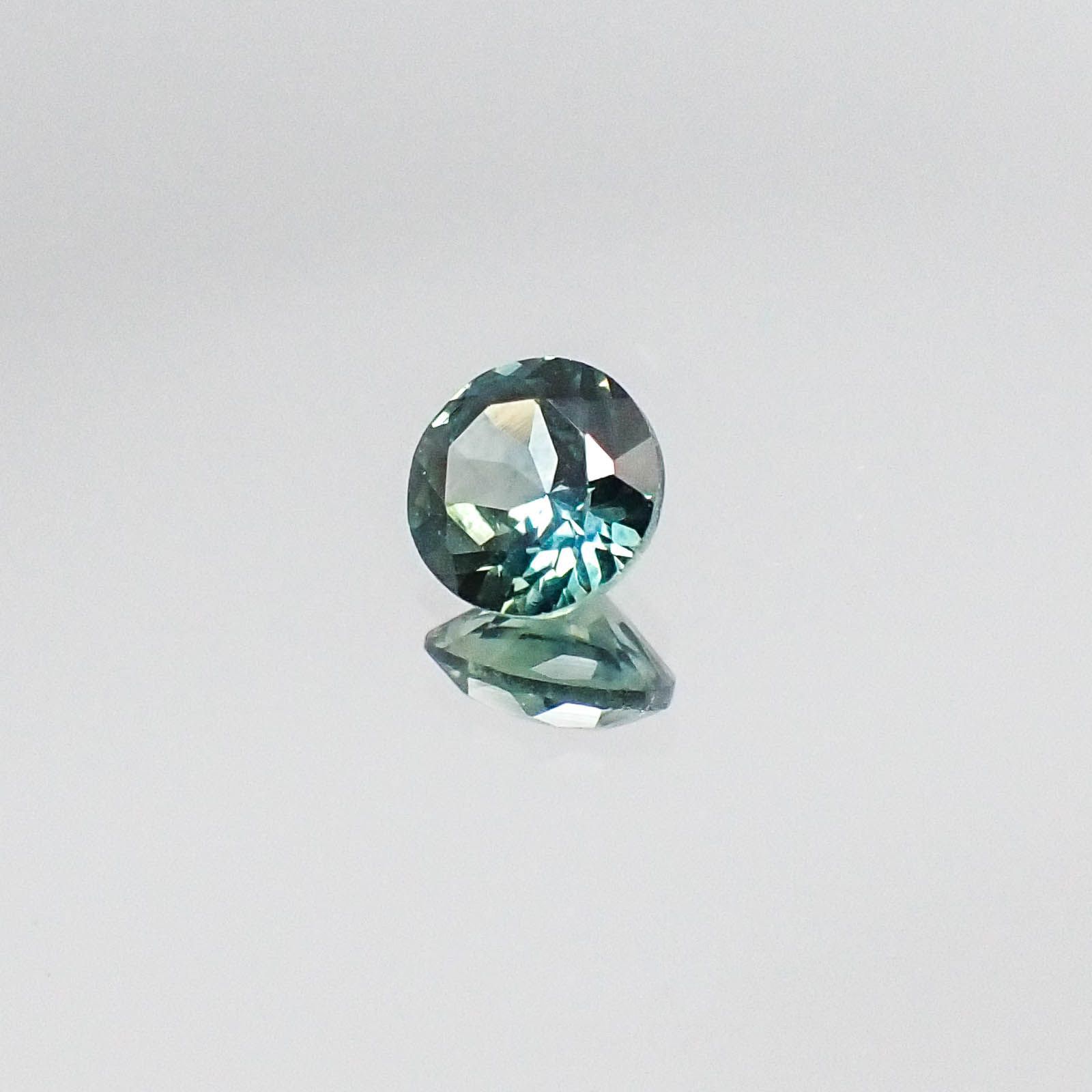 モンタナサファイア アメリカ産 ルース 0.43ct[20073880]4.5×4.5mm前後