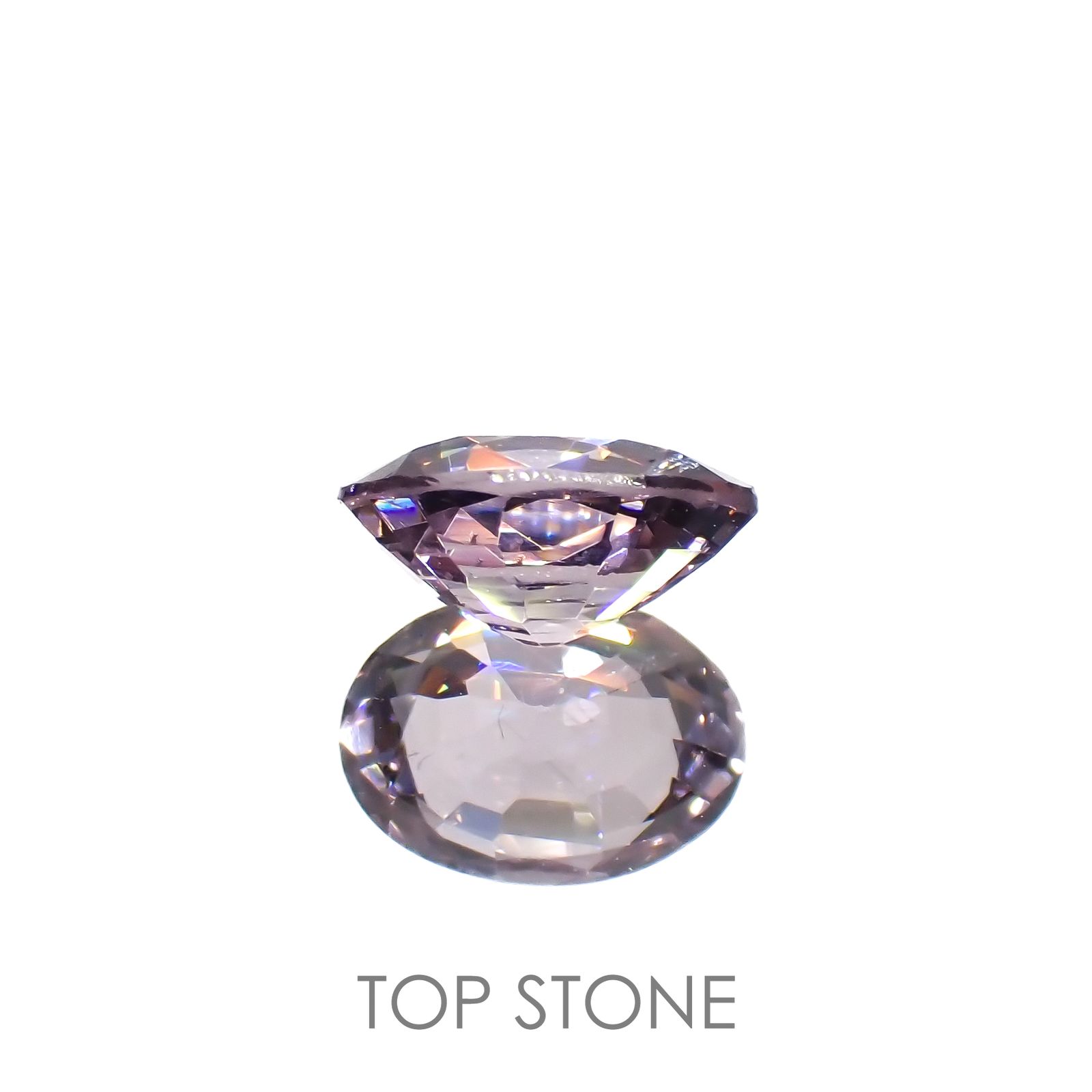 バイオレットスピネル(宝石名スピネル)ビルマ産 0.94ct 識別済[221018395]7.1x5.1mm前後