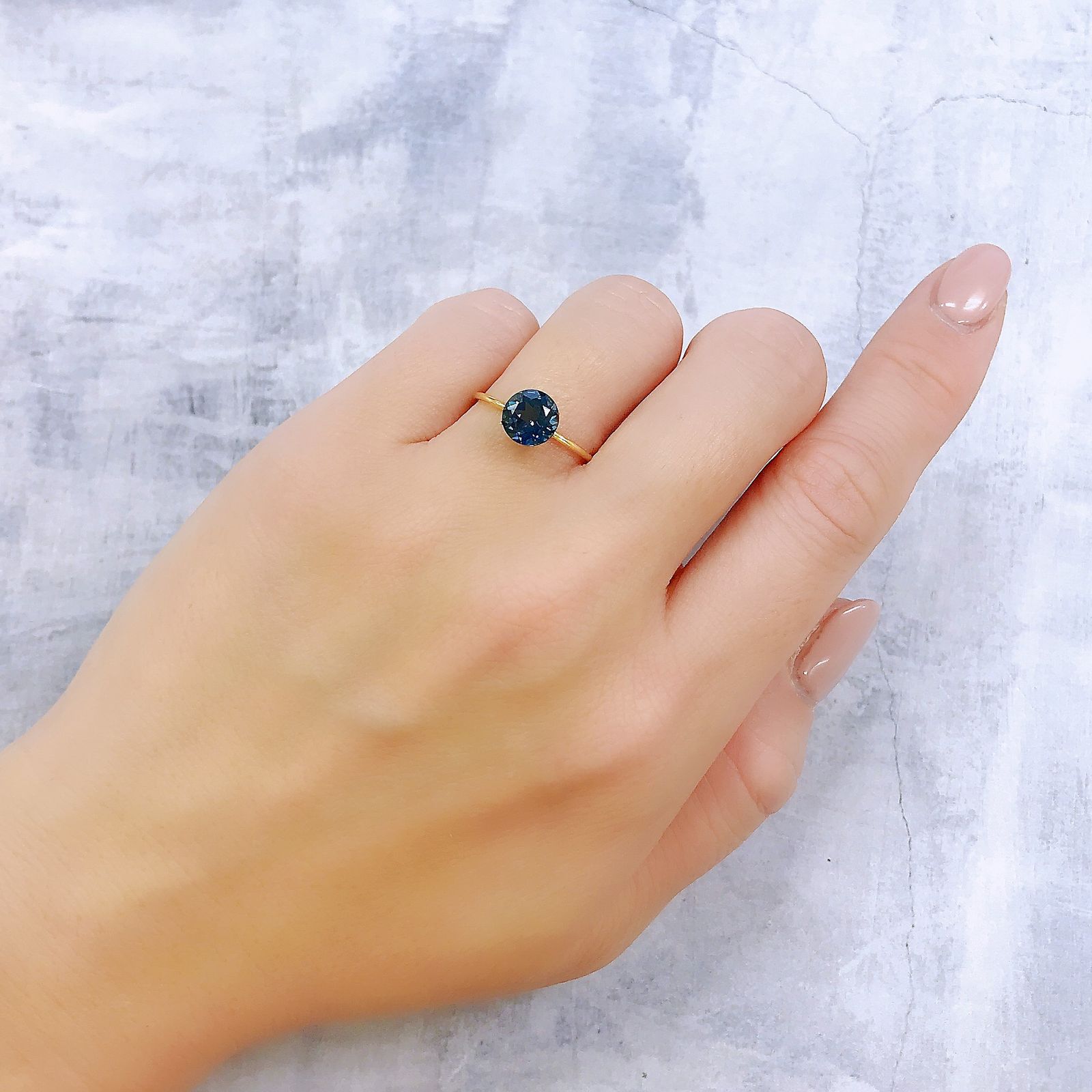 ロンドンブルートパーズ ブラジル産 1.68ct[221219297]7x7mm前後