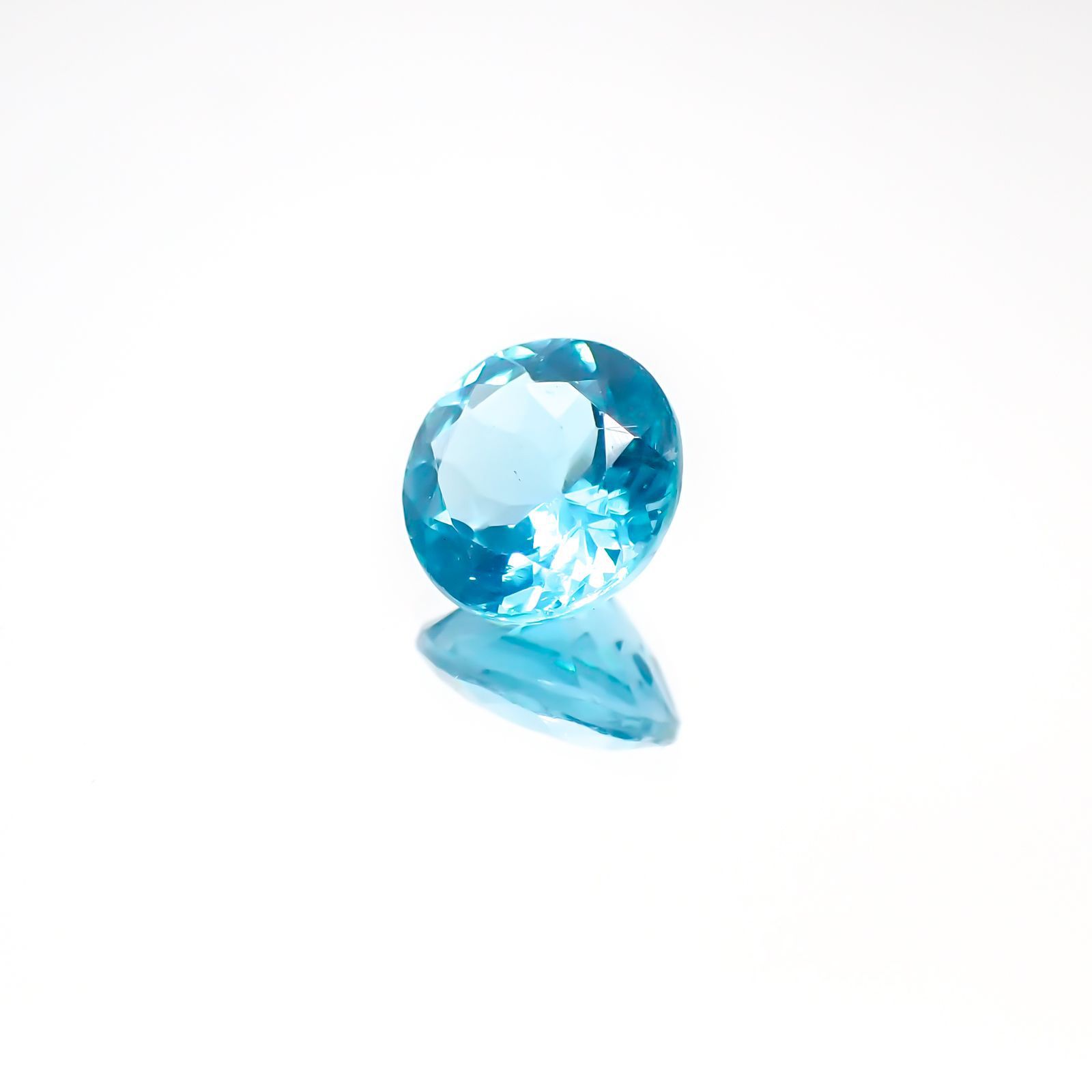 アパタイト(宝石名アパタイト)ブラジル産 1.23ct 識別済[231124163]7x7mm前後