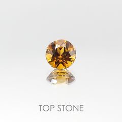 マリガーネット(宝石名ガーネット) マリ共和国産 0.45ct 識別済[20095646]4.5×4.4mm前後