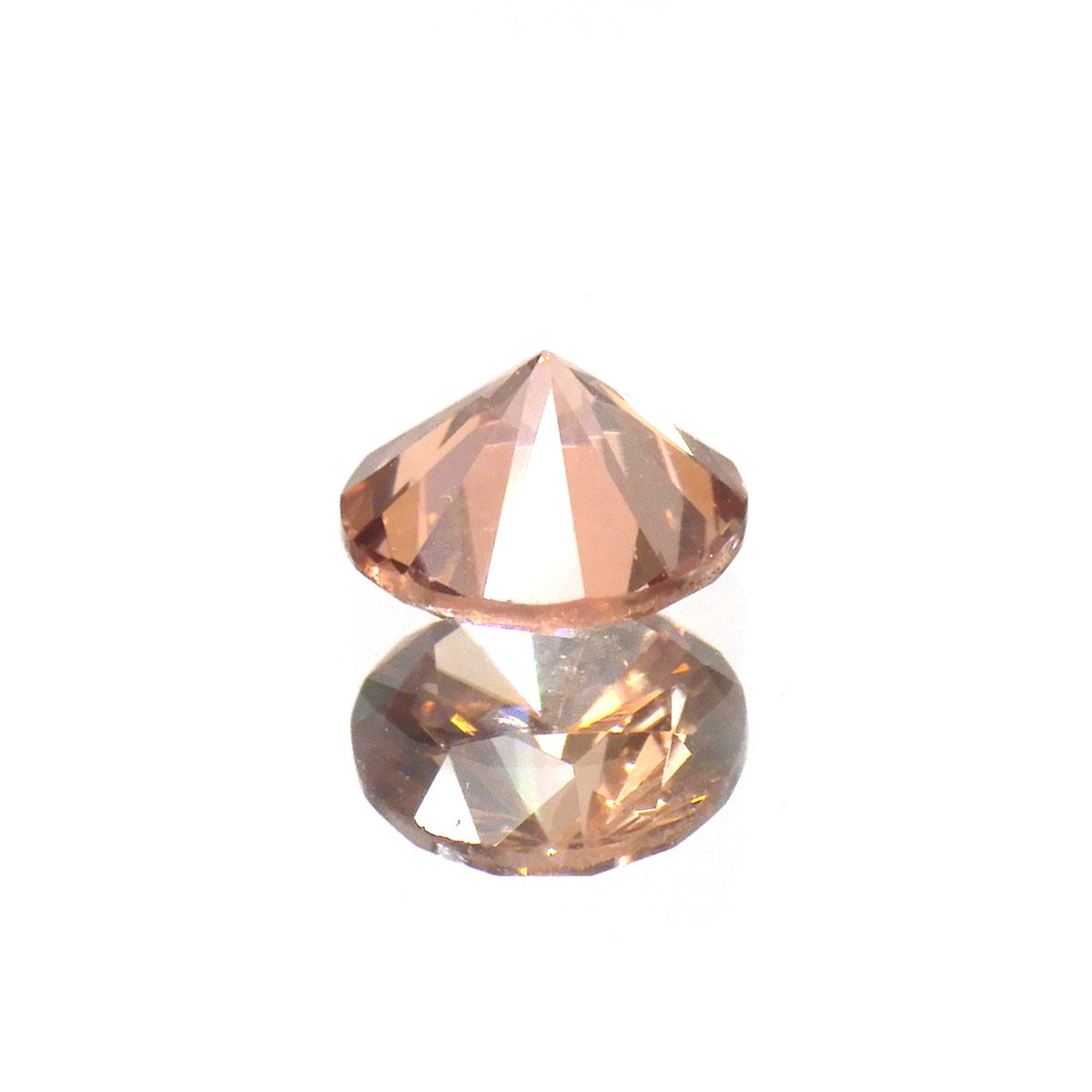 ライトピンクジルコン(宝石名ジルコン)スリランカ/カンボジア産 0.67ct 識別済[220716986]5x4.9mm前後